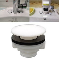 Convenient Kitchen Sink Faucet Hole Cover Reliable Rubber and Plastic Stopper