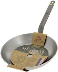 deBUYER MINERAL B Round Iron Fry Pan 28cm 11-Inch Japan F/S