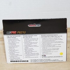 LuxPro P621U Thermostat for Heat & AC and Heat Pumps 2 Stages Heat 1 Stage Cool