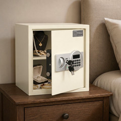 1.5 Cu Ft Digital Safe Box for Home Office Jewelry Cash Alarm 2 Bags Multi-Color