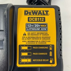 DEWALT DCB1104 12V/20V MAX 4A Battery Charger – Black/Yellow