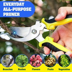 Pruning Shears Garden Scissors 4 Pack Stainless Steel Hand Pruners for Plants