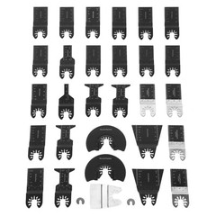 MTB031 31PCS Oscillating Multitool High Carbon Steel/Bi-Metal Assorted Blade Set