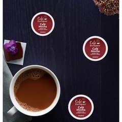 Cafe Escapes Cafe Mocha, Keurig K-Cup Pod, 96 Count