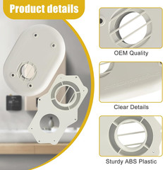 SP20285 Horizontal Vent Termination Kit with Screws for Tankless Gas Water Heate