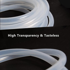1/16″ ID X 1/8″ OD Pure Thin Silicone Tubing Food Grade Pure Silicon Tube High T