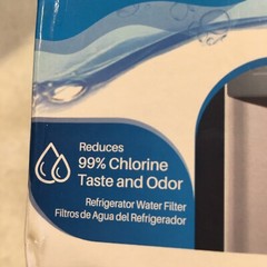 PUREPLUS Replacement Filter PP-RWF0100A Reduces 99% Chlorine Taste & Odor