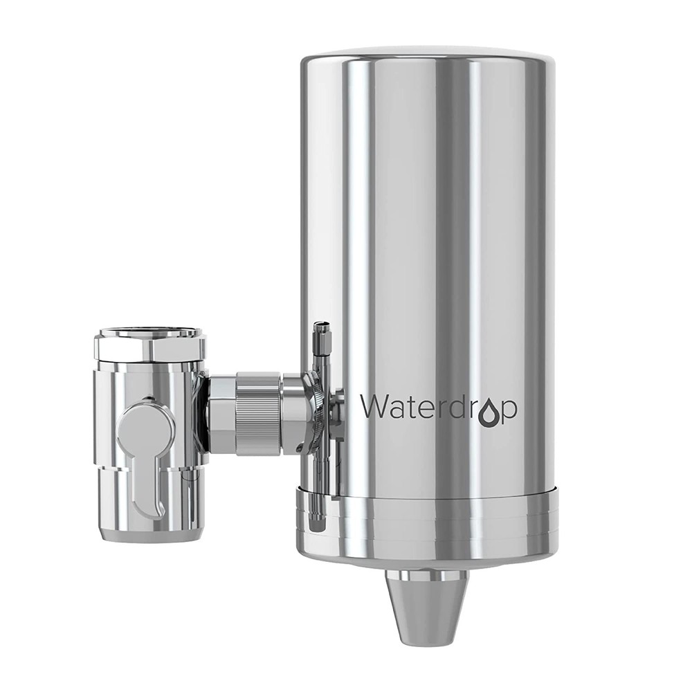 Waterdrop WD-FC-06 Stainless-Steel Faucet Water Filter,Tap Water Filter,1 Filter
