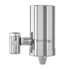 Waterdrop WD-FC-06 Stainless-Steel Faucet Water Filter,Tap Water Filter,1 Filter