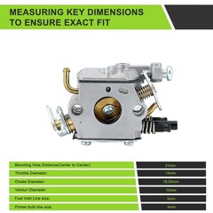 503283401 Carburetor For Husqvarna 223L 327ES 327LDX 327LX 327P4 327 P5X 327RJX