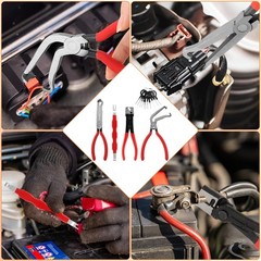 Lixternum 4 Pieces Electrical Disconnect Pliers for Cars, Automotive Electric…