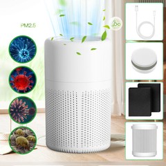 Air Purifiers For Home Room True HEPA Washable Filter Allergies Smoke Pets