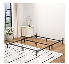 Ardent 7in King Metal Bed Frame No Tools Easy Assembly Heavy Duty