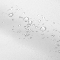 White Fabric Shower Curtain Liner Waterproof Machine Washable 70×72 Magnets New