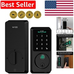 Smart Lock V2 with AI Scanner: Fingerprint Access, Remote Control & 8-Mo Battery