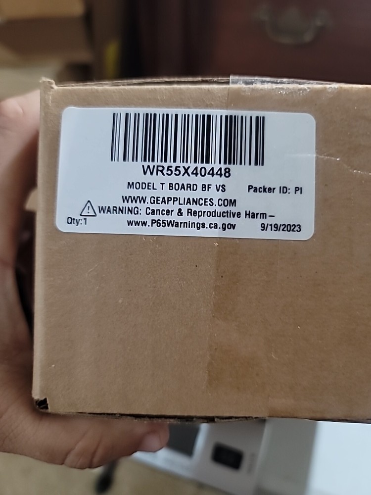 GE Refrigerator – MAIN CONTROL BOARD / MODEL T BOARD BF VS – WR55X40448