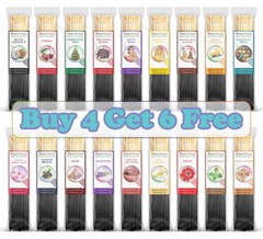 100 Incense Sticks 7″ Bulk Pack Wholesale Hand Dipped Mix Match Variety Lot