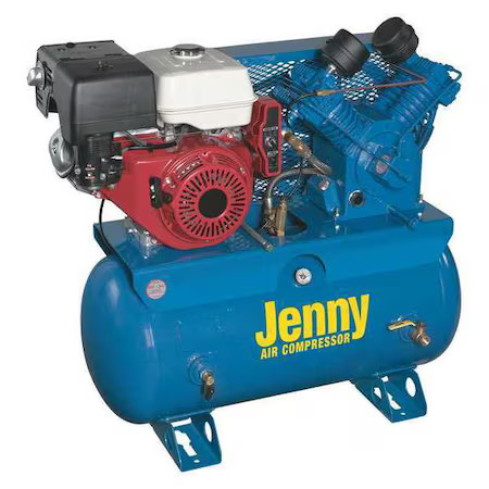 Jenny W11hgb-30T Air Compressor, 2 Stages, 11.0 Hp, 19.8 Cfm