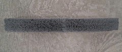 24 in. Polypropylene Broom Fine Sweep Flagged with 3 in. Trim Grey Gray