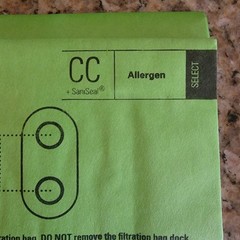 Oreck AK1CC6A CC SaniSeal Allergen Filtration Vacuum Cleaner Bags 5 Pack