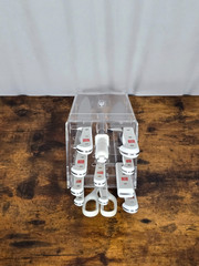 WUSTHOF CLASSIC White-Handle 13 Piece Set with *SUPER RARE* Clear Acrylic Block!