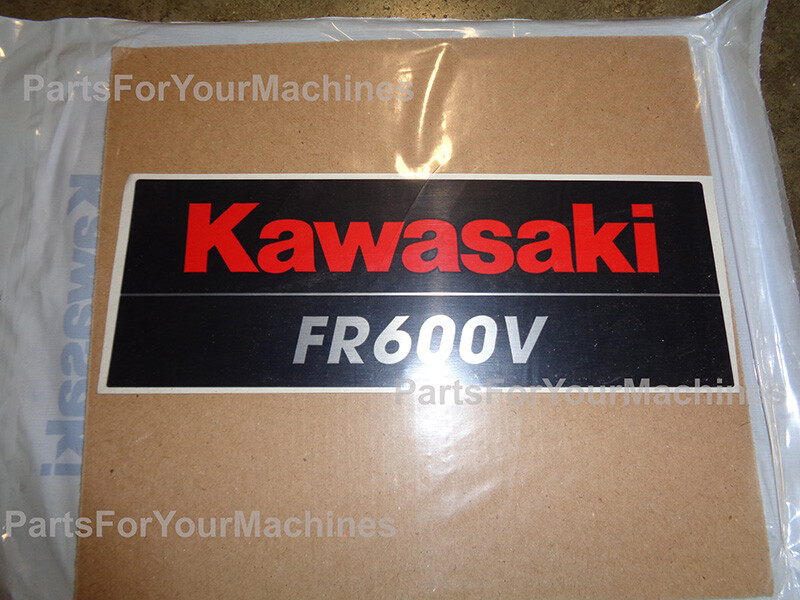 OEM DECAL FOR FR600V (NO HP) KAWASAKI ENGINES, LAWNMOWERS, 12D47