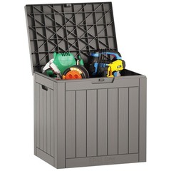 Compact 31 Gallon Waterproof Storage Bin for Outdoor Essentials – Easy Assembly