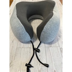 Napfun Travel Pillow Neck Support Memory Foam Gray Comfortable