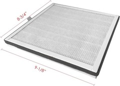 2-Pack High-Efficiency H13 Air Filters for Pure Enrichment PureZone Air Purifier