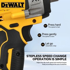 DEWALT DCF922 ATOMIC 20V MAX 1/2 in. Cordless Impact Wrench Variable TOOL ONLY