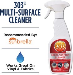 303 Products Multi-Surface Cleaner Spray, Residue-Free Cleaning for Vinyl, Fabri