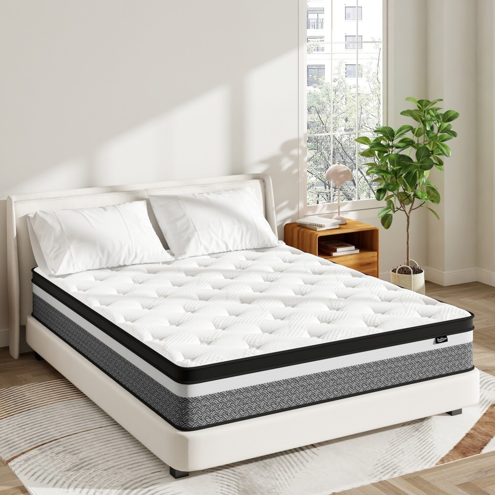 10″ 12″ 14″ Gel Memory Foam Hybrid Queen Mattress Spring Twin Full King in A Box