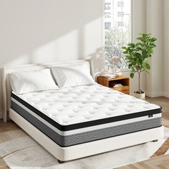 10″ 12″ 14″ Gel Memory Foam Hybrid Queen Mattress Spring Twin Full King in A Box