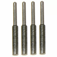 4 pc 5/32″ DIAMOND BURR CHAINSAW SHARPENER Stone File fits Dremel 1453