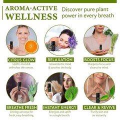 100% Pure Essential Oil Gift Set of 6 | Origin India (10ml each)