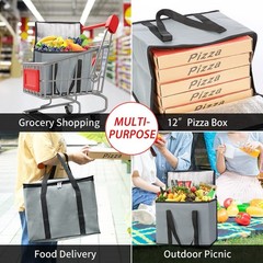 X-Large Insulated Grocery Bag – 30L Reusable Tote for Food Delivery & Shopping