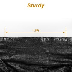 Shade Cloth Anti-Aging Sun Mesh UV Resistant Net Sunblock Plant Garden Tarp Mesh