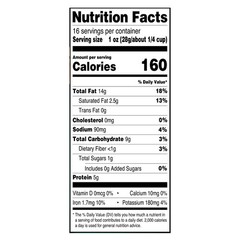 Great Value Deluxe Whole Cashews, Salted, 16 oz