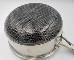 HexClad 2-QUART SAUCEPAN with LID 2 QT Hybrid Non Stick Pot -Used Good Condition