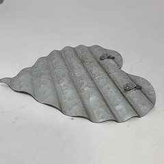 Galvanized Metal Heart Valentine Day Craft Valentine Decoration Corrugated 6.5in