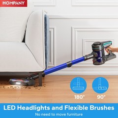 8-in-1 Cordless Vacuum Cleaner 1.5L Stick 45Kpa Lightweigh Rechargeable 45min