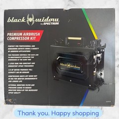 Black Widow Spectrum Professional Premium Airbrush Compressor Kit 59508 NEW SHIP