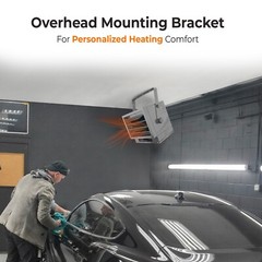 Comfort Zone 7,500 Watt, 240 Volt Industrial Ceiling Mounted Heater with Remote