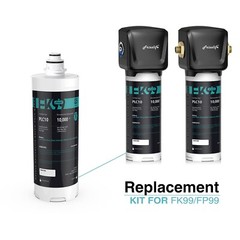 Frizzlife FK-HF Replacement Cartridge with Filter Loaded – for FK99 Under Sin…