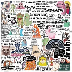 Adult Funny Meme Stickers Vinyl Stickers for Kids Teens Adults 50Pcs Set