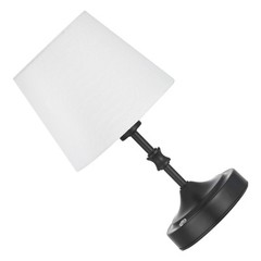 VEVOR Cordless Table Lamp Rechargeable Battery Small Desk Lamp Fabric Shade