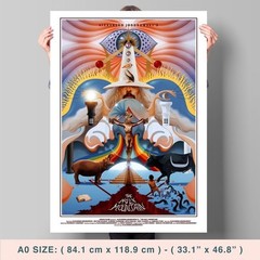 The Holy Mountain, La montaña sagrada, Alejandro Jodorowsky, 1973 Poster