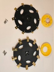 Optimized Cutting Disc and/or Spindle Cover for Yarbo Robot Lawn Mower