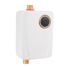 3000W 4.57*2.76*7.68in White ABS& 304 Stainless Electric Instant Water Heater