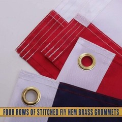 US American Flag 100% MADE IN USA Luxury Embroidered United States Flag Outdoor